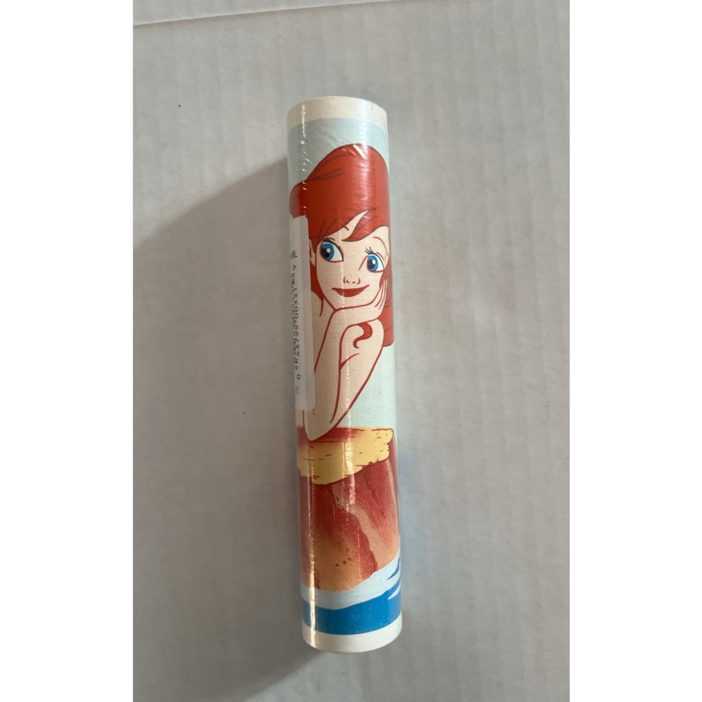 Disney Princess Prepasted Wallpaper Border 15 Ft Ariel Little Mermaid Vtg 90’s